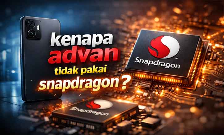 Ilustrasi perbandingan HP Advan tanpa Snapdragon dengan chipset MediaTek dan Unisoc