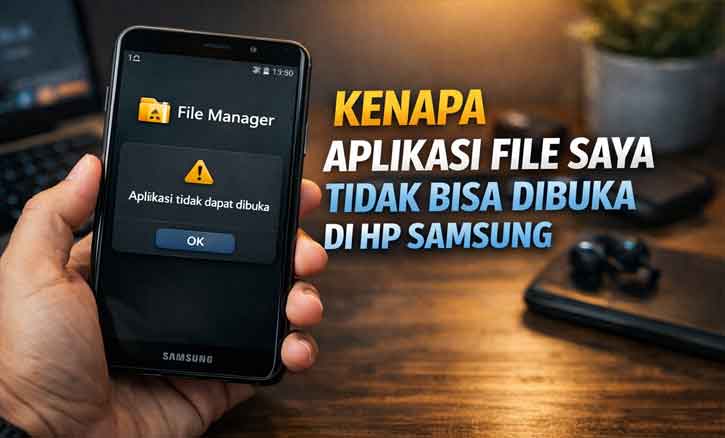 Aplikasi File Saya tidak bisa dibuka di HP Samsung