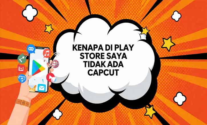 CapCut tidak muncul di Play Store pada HP Android karena masalah kompatibilitas